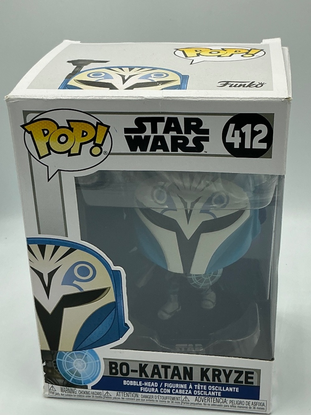 Funko Pop Star Wars Bo Katan Kryze 412 Mandalorian Bobblehead Boxed Figure